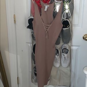 a nude charlotte russe dress